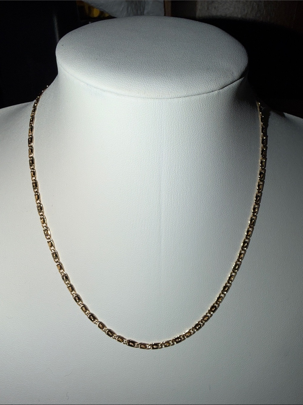 18” / 18k yellow gold filled chain with Turkish links.